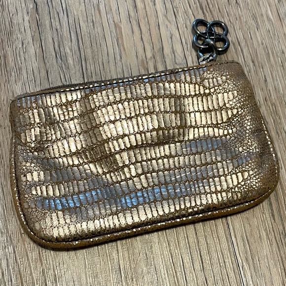 Stella & Dot Bronze Zipper Coin Purse - Picture 5 of 5